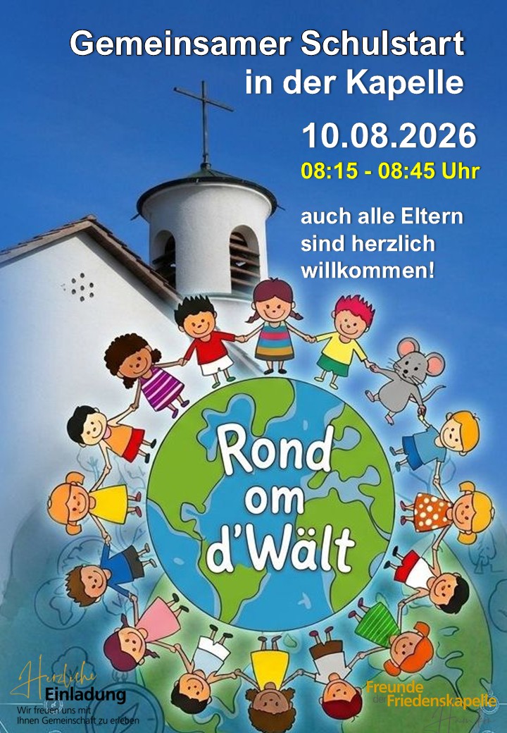 gemeinsamer Schulstart in der Kapelle Hämikon 10.08.2026