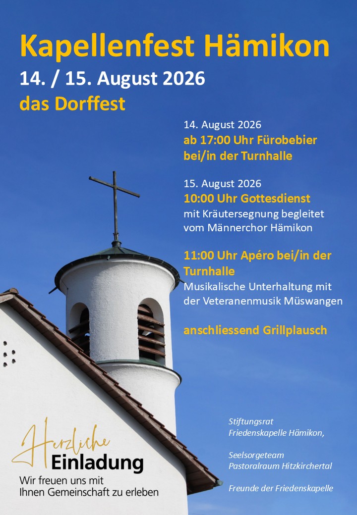 Kapellenfest 15.08.2026