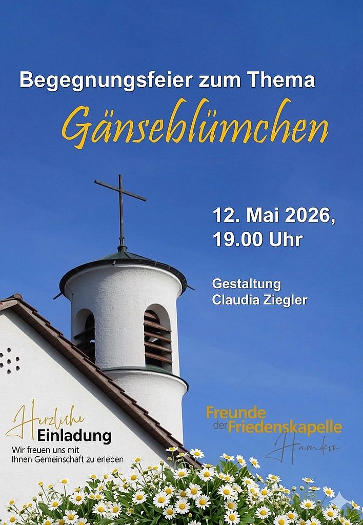 Begegnungsfeier mit Claudia Ziegler zum Thema Gänseblümchen
